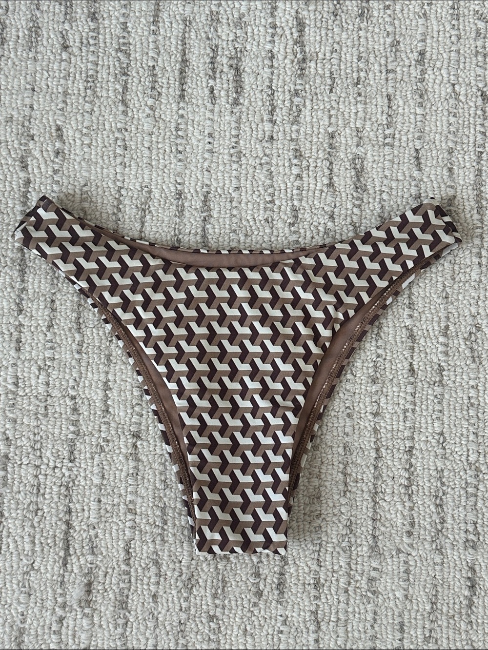 Monday Swimwear Byron Bottom - Husk Geo